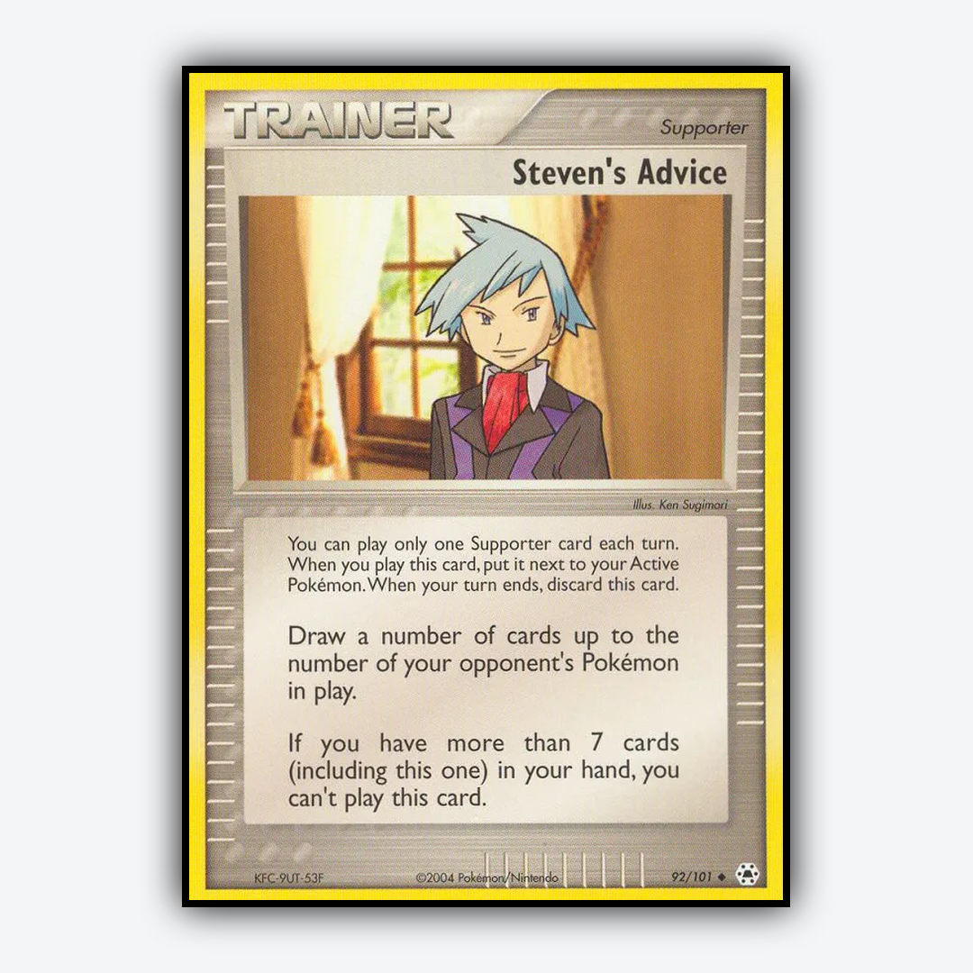 Steven's Advice 092/101 - Hidden Legends Set - Card Rug
