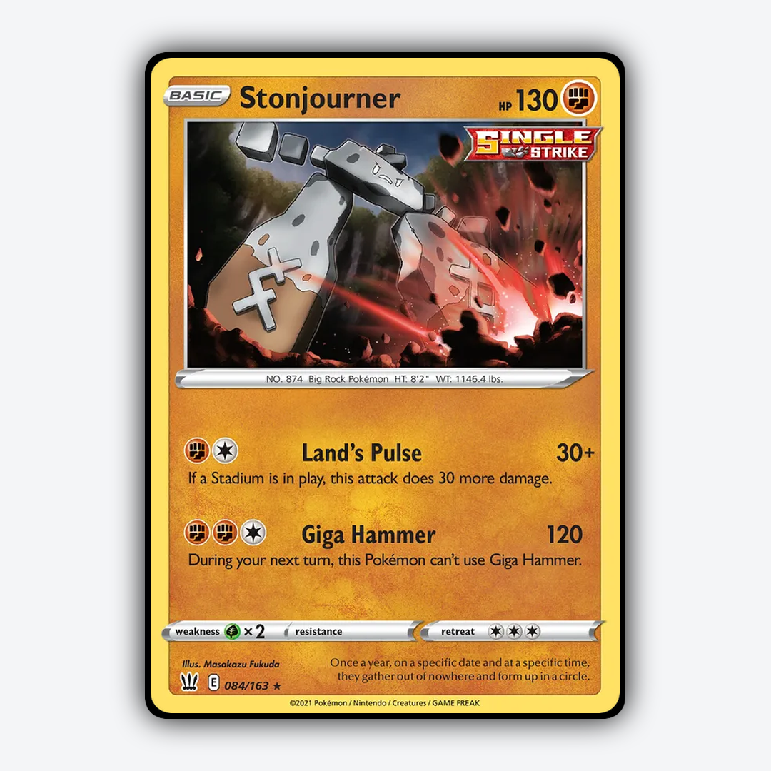 Stonjourner 084/163 - Battle Styles Set - Card Rug