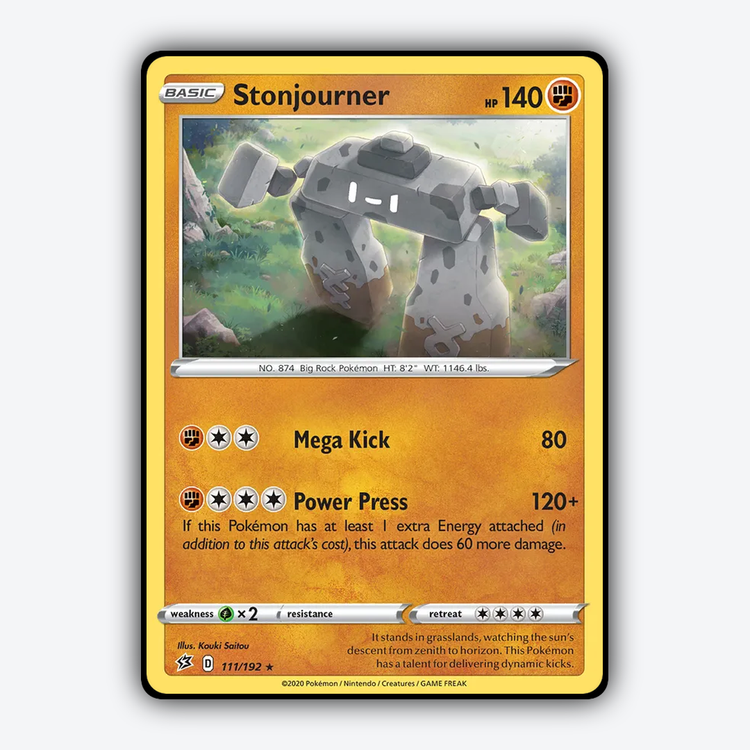 Stonjourner 111/192 - Rebel Clash Set - Card Rug