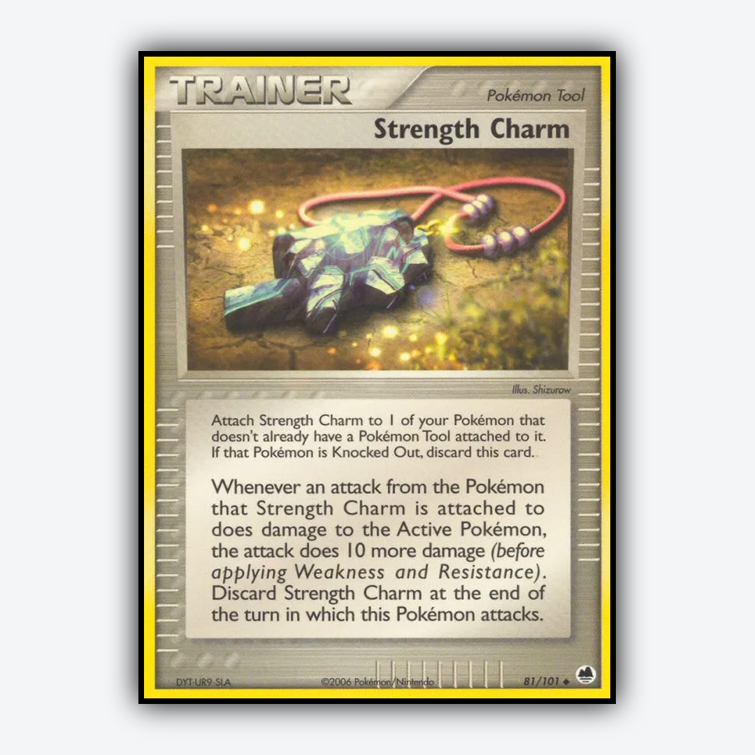 Strength Charm 081/101 - Dragon Frontiers Set - Card Rug