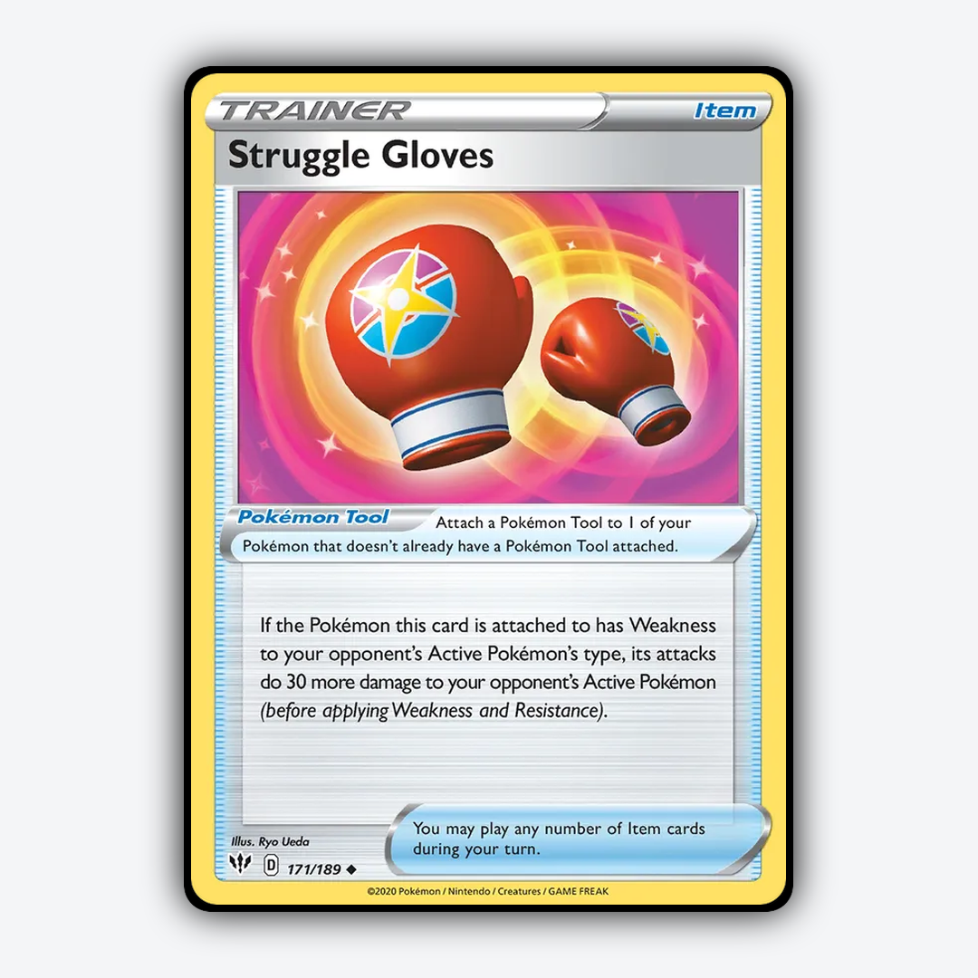 Struggle Gloves 171/189 - Darkness Ablaze Set - Card Rug