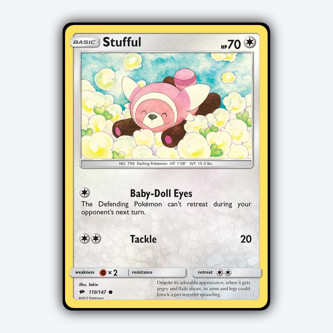 Stufful 110/147 - Burning Shadows Set - Card Rug