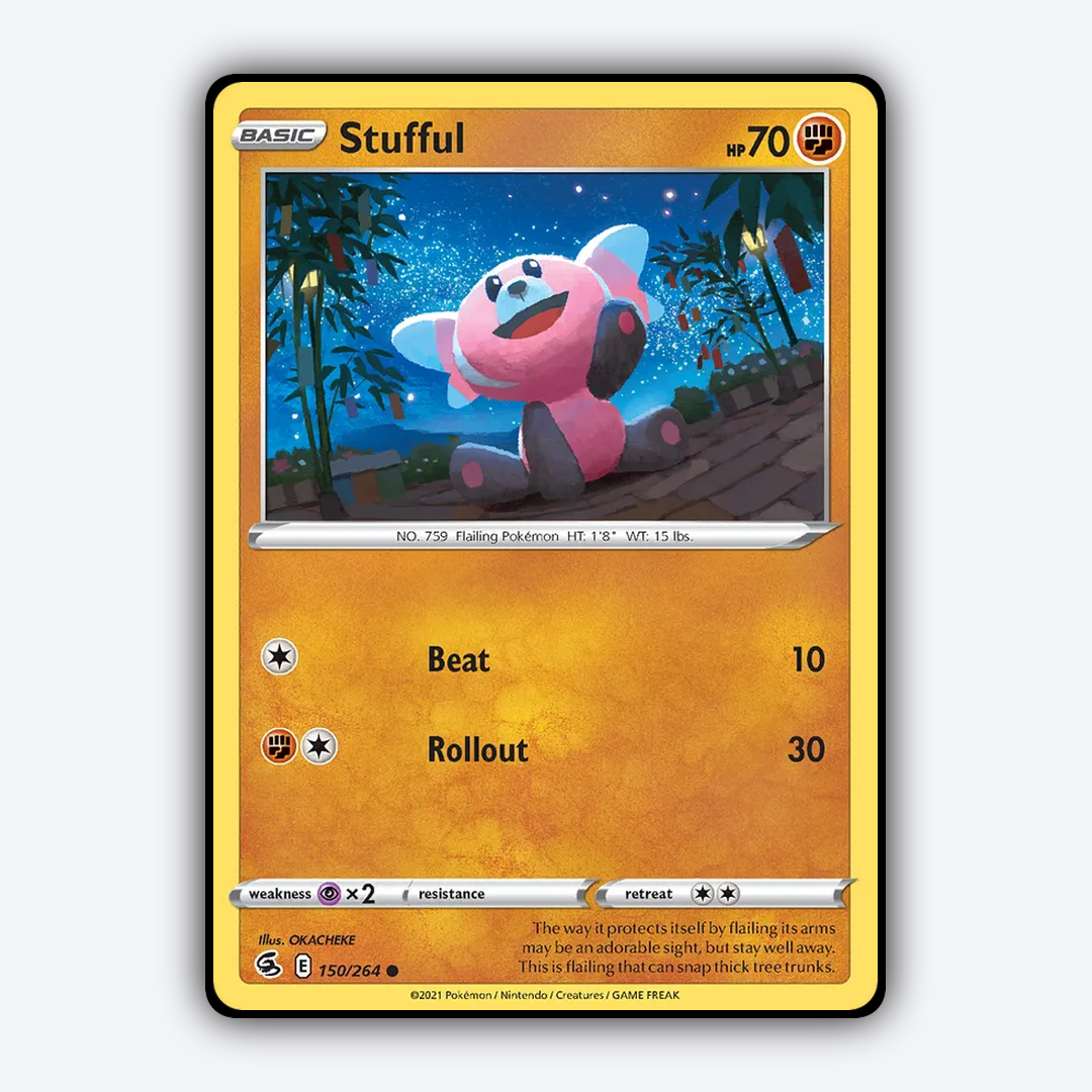 Stufful 150/264 - Fusion Strike Set - Card Rug