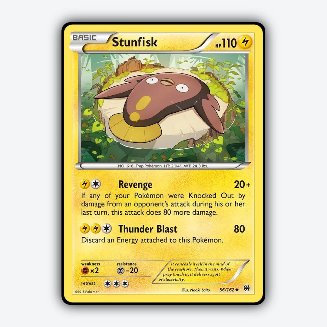 Stunfisk 056/162 - BREAKthrough Set - Card Rug