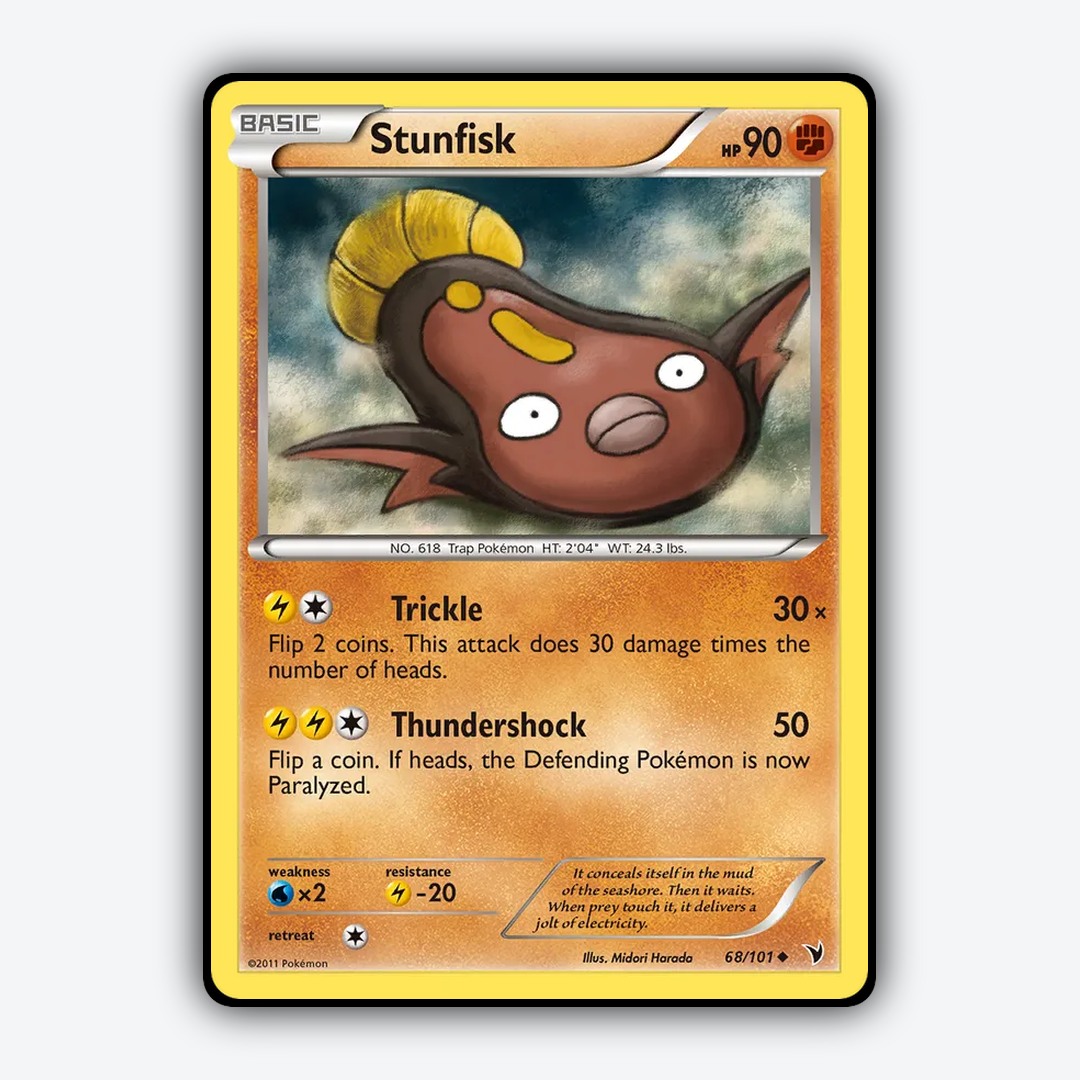 Stunfisk 068/101 - Noble Victories Set - Card Rug