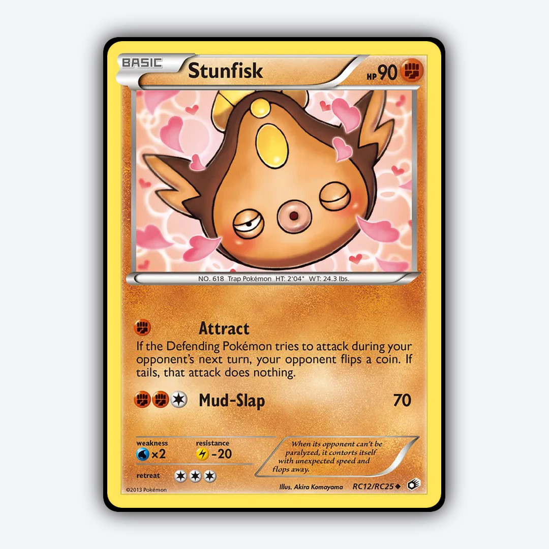 Stunfisk RC012/113 - RC012/113 Legendary Treasures Set - Card Rug