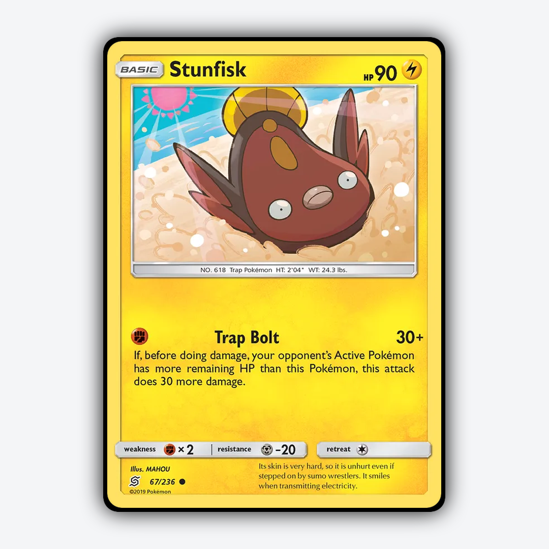 Stunfisk 067/236 - Unified Minds Set - Card Rug