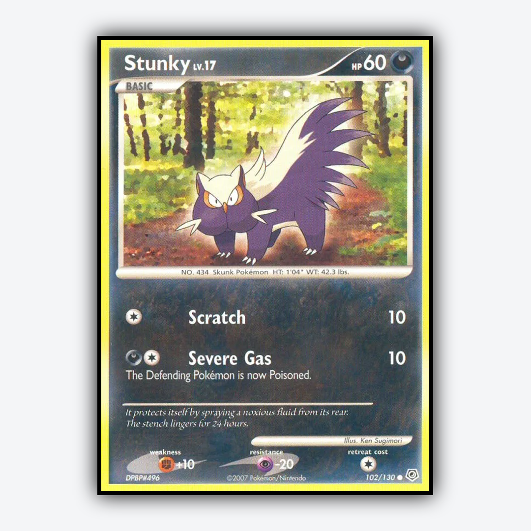 Stunky 102/130 - Diamond & Pearl Set - Card Rug