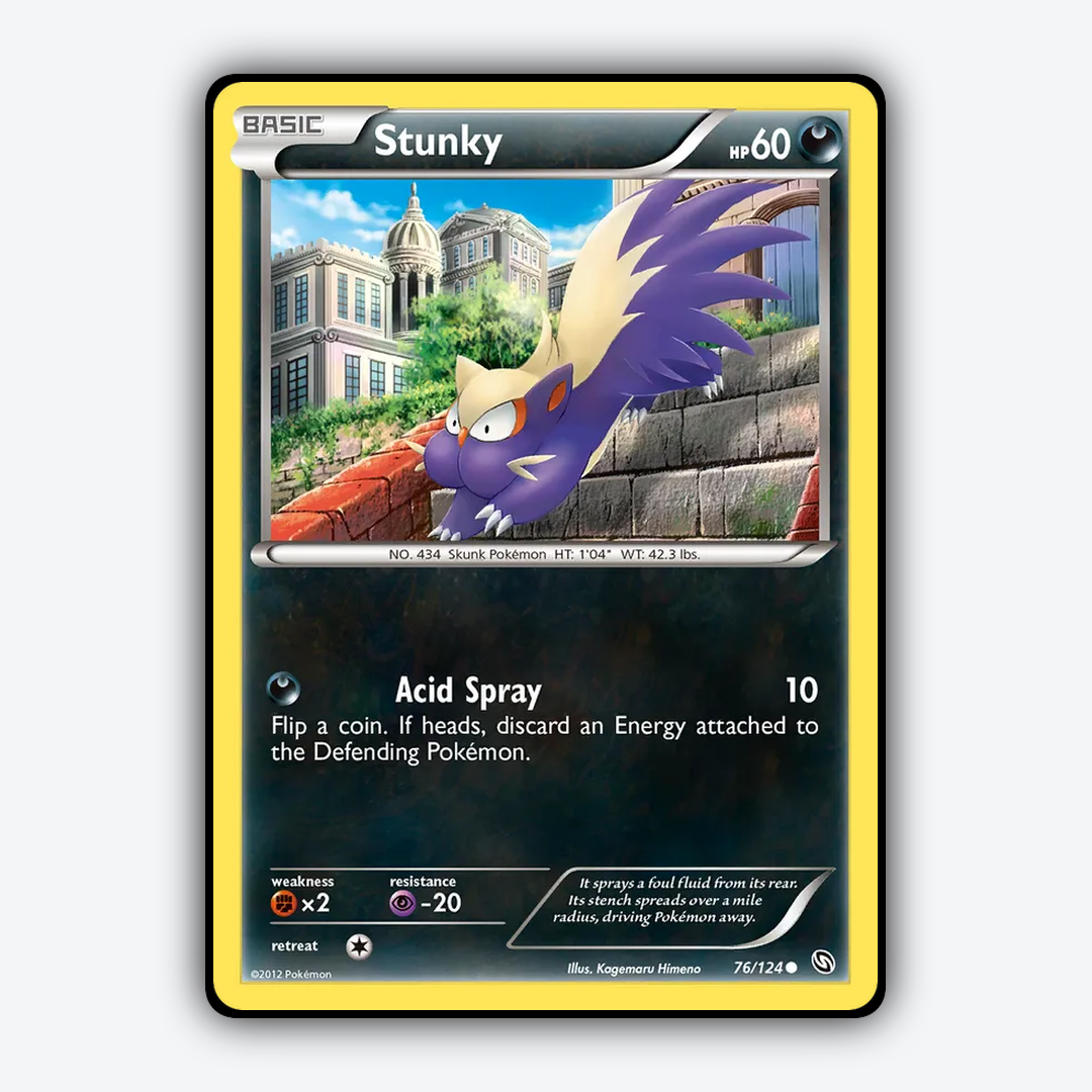 Stunky 076/124 - Dragons Exalted Set - Card Rug