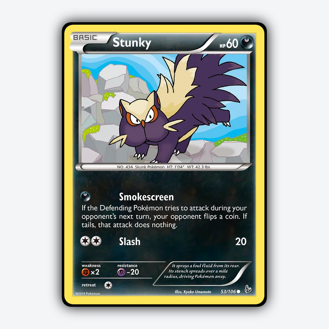 Stunky 053/106 - Flashfire Set - Card Rug