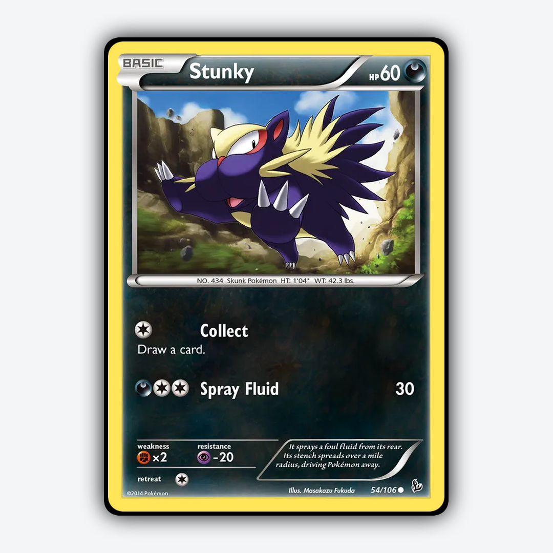 Stunky 054/106 - Flashfire Set - Card Rug