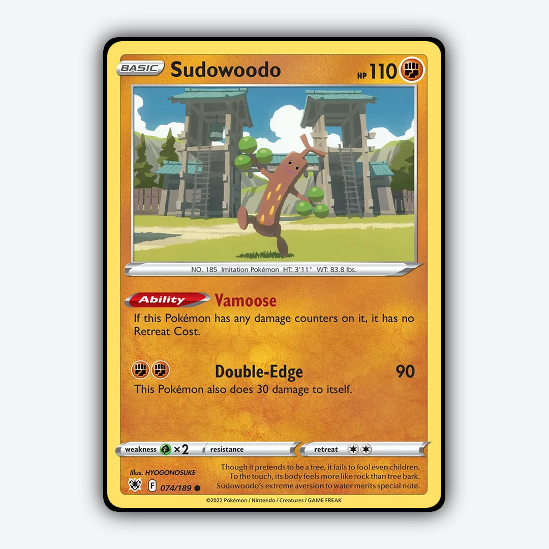 Sudowoodo 074/189 - Astral Radiance Set - Card Rug