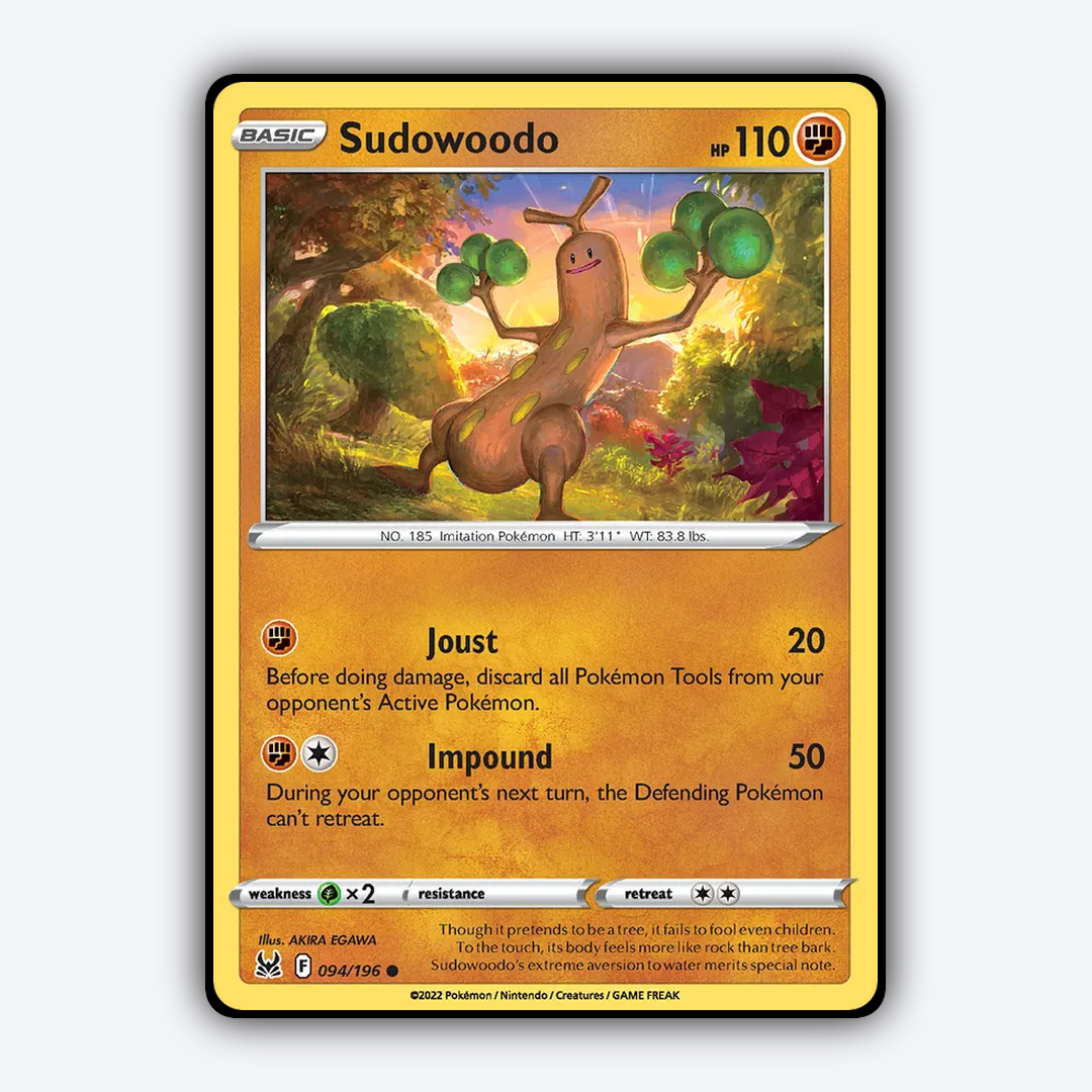 Sudowoodo 094/196 - Lost Origin Set - Card Rug