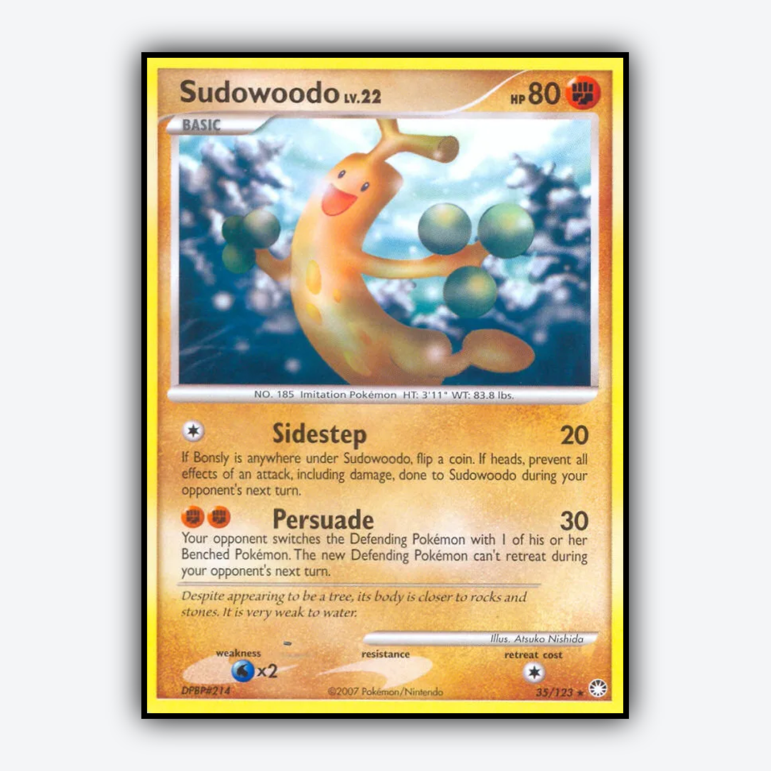 Sudowoodo 035/123 - Mysterious Treasures Set - Card Rug