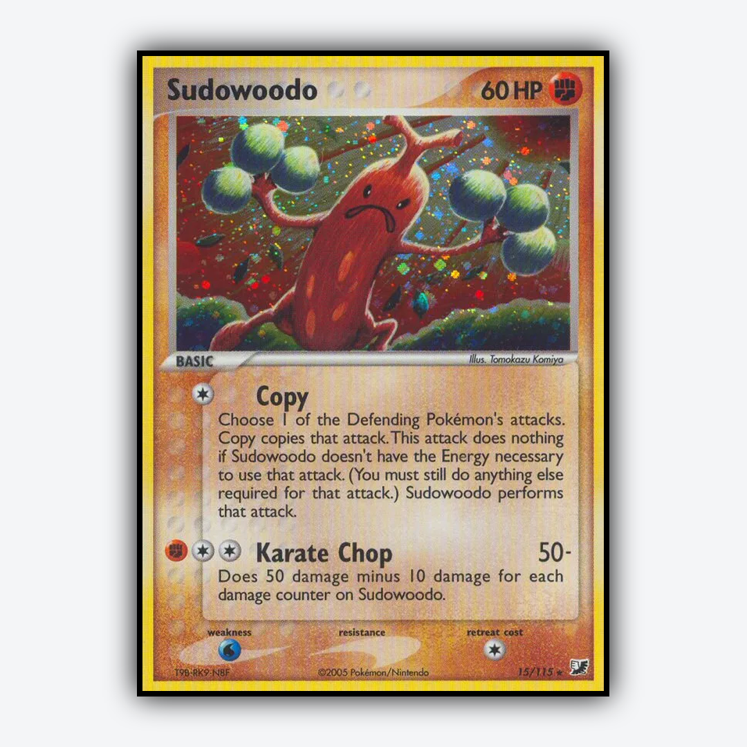 Sudowoodo 015/115 - Unseen Forces Set - Card Rug