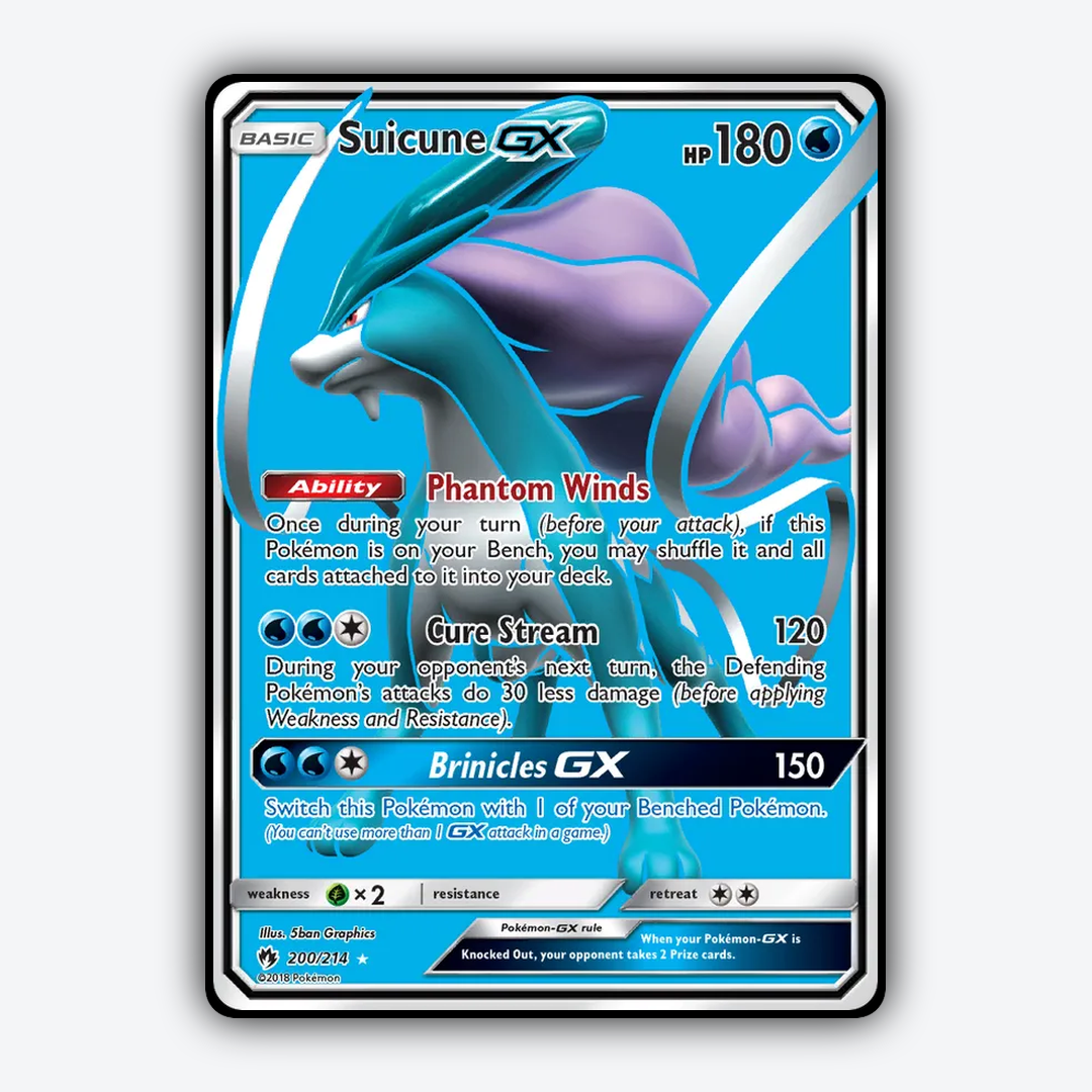 Suicune-GX 200/214 - Lost Thunder Set - Card Rug