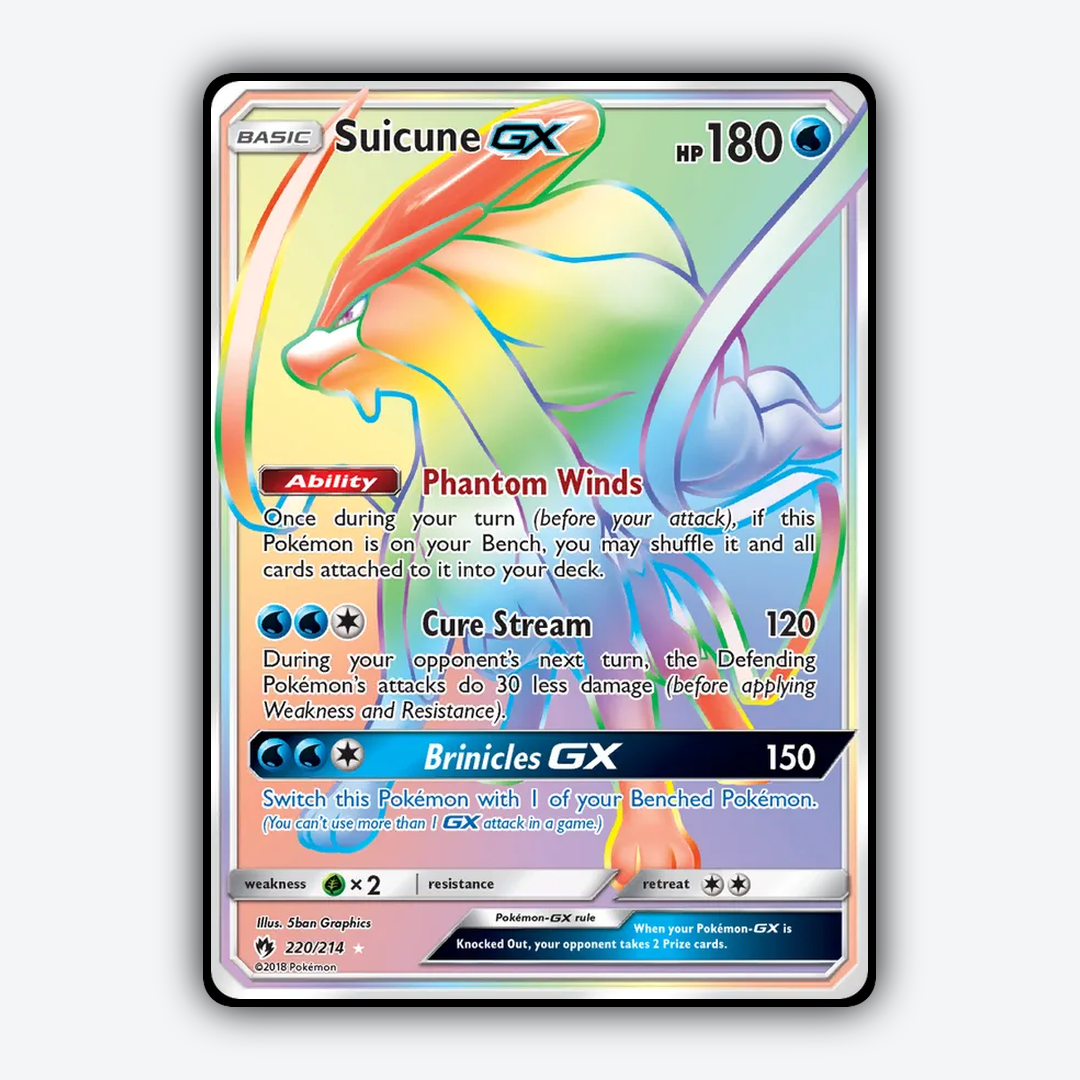 Suicune-GX 220/214 - Lost Thunder Set - Card Rug