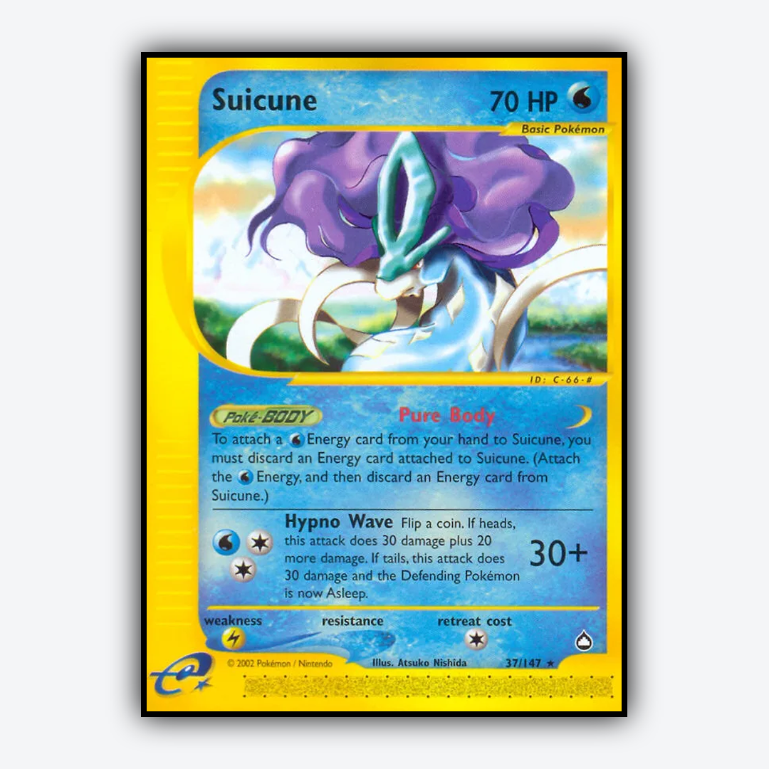 Suicune 037/147 - Aquapolis Set - Card Rug