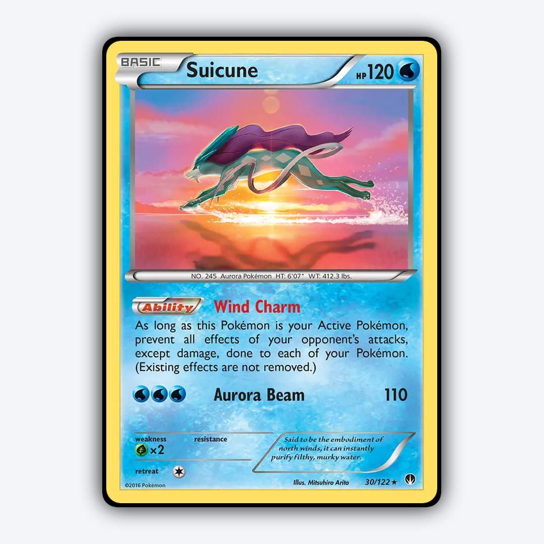 Suicune 030/122 - BREAKpoint Set - Card Rug