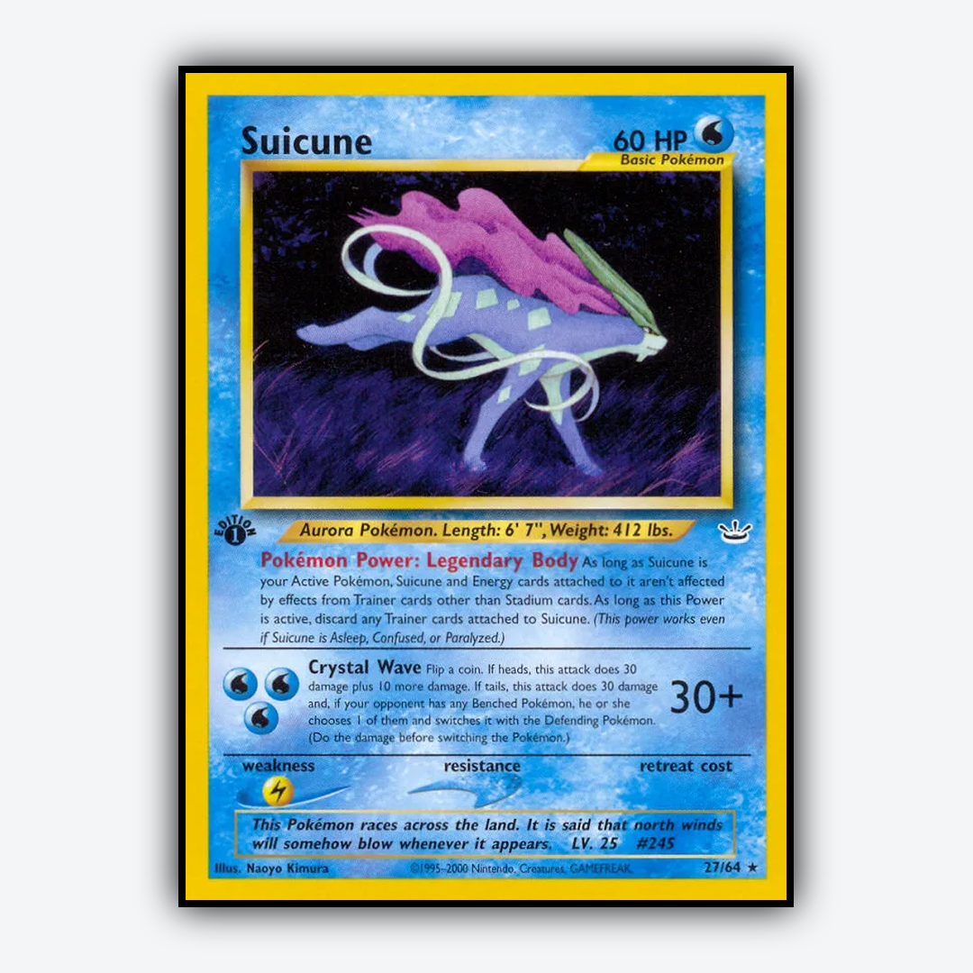 Suicune 027/64 - Neo Revelation Set - Card Rug