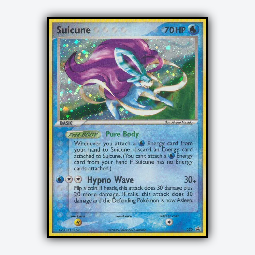 Suicune #30 - Nintendo Black Star Promos Set - Card Rug
