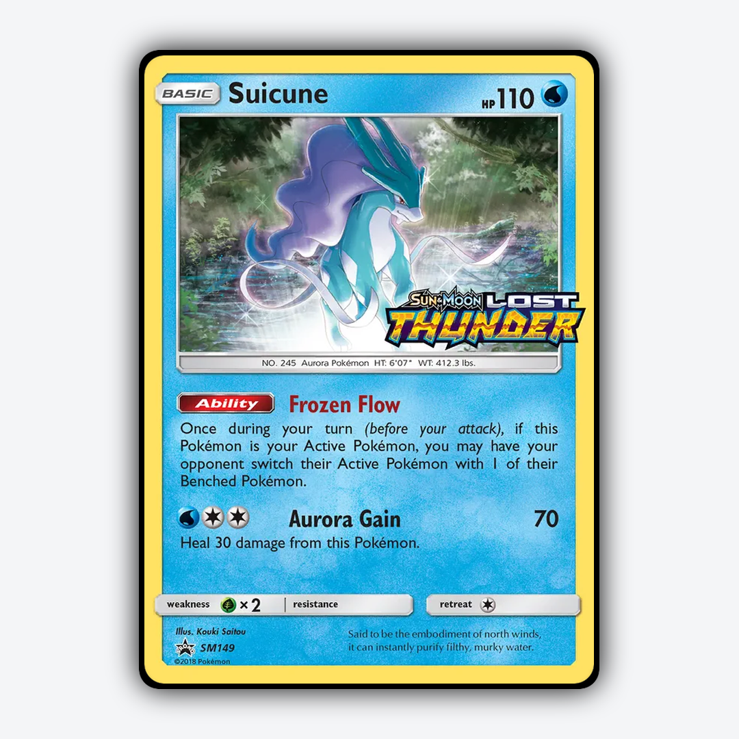 Suicune #149 - SM Black Star Promos Set - Card Rug