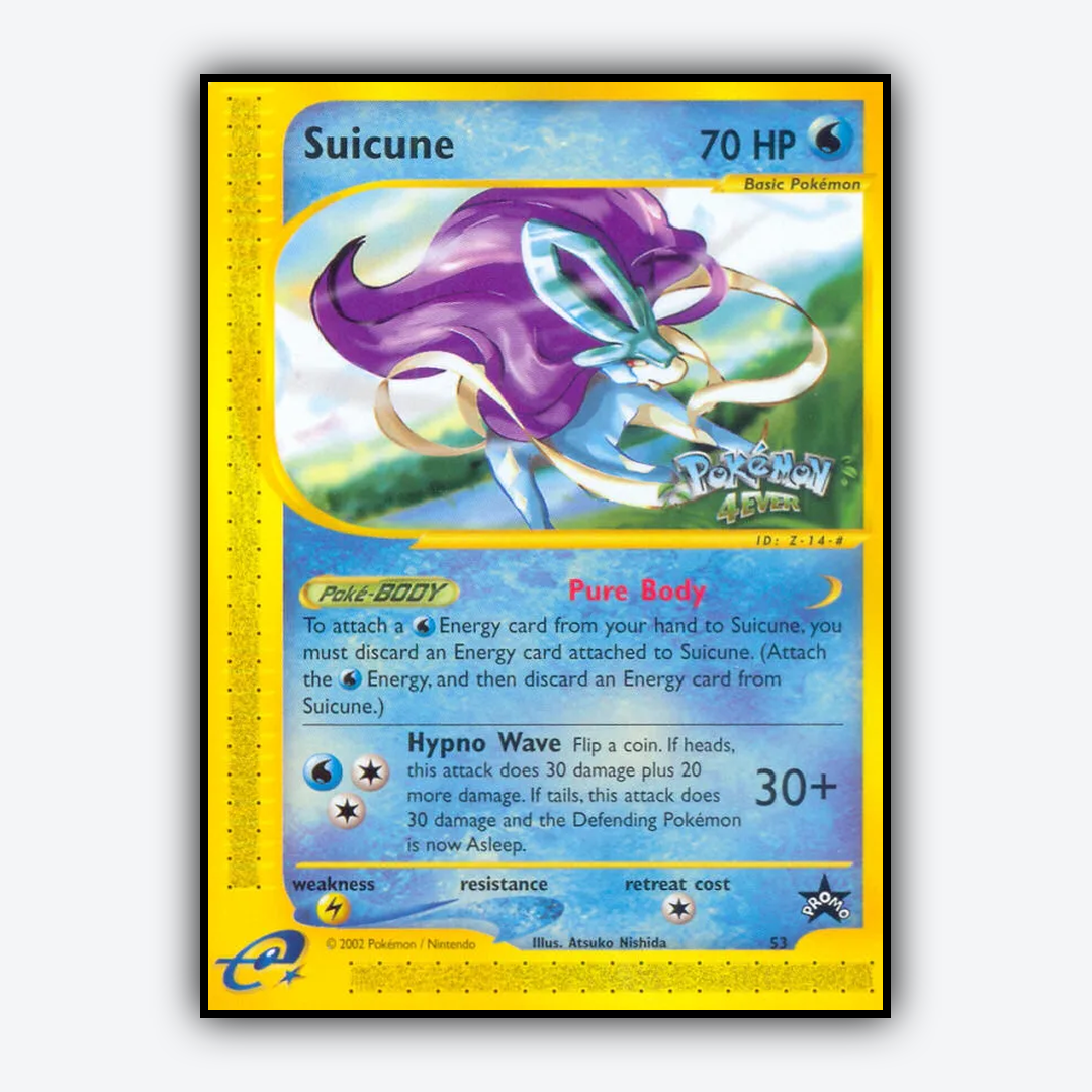 Suicune #53 - Wizards Black Star Promos Set - Card Rug