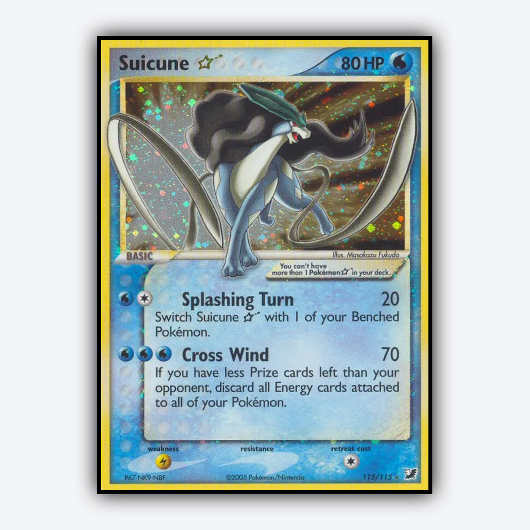 Suicune ★ 115/115 - Unseen Forces Set - Card Rug