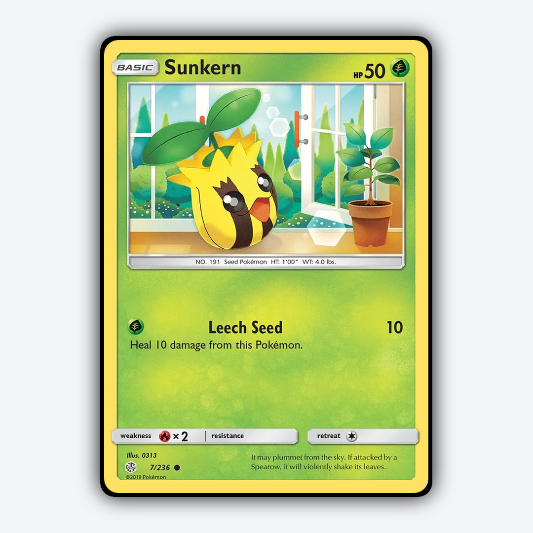 Sunkern 007/236 - Cosmic Eclipse Set - Card Rug