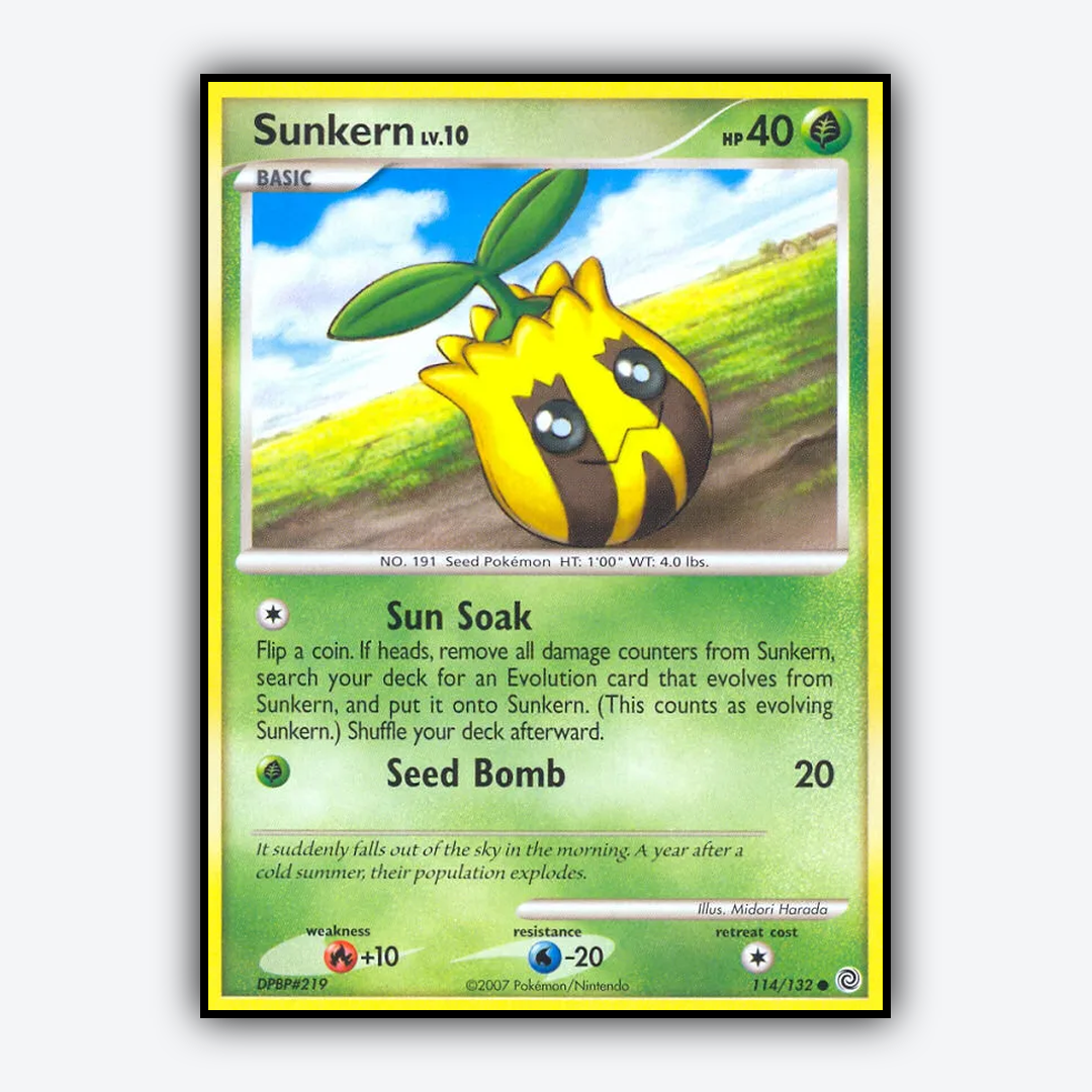 Sunkern 114/132 - Secret Wonders Set - Card Rug