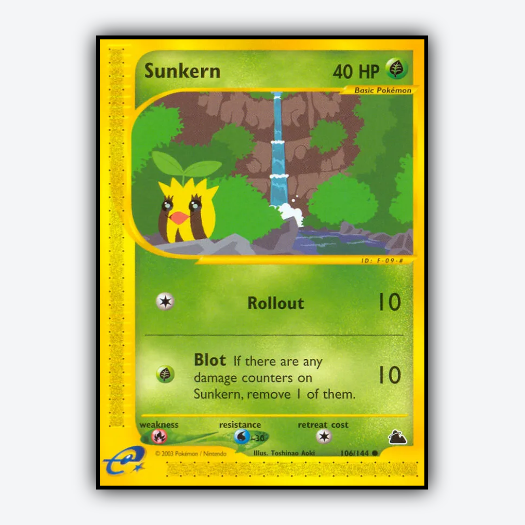 Sunkern 106/144 - Skyridge Set - Card Rug