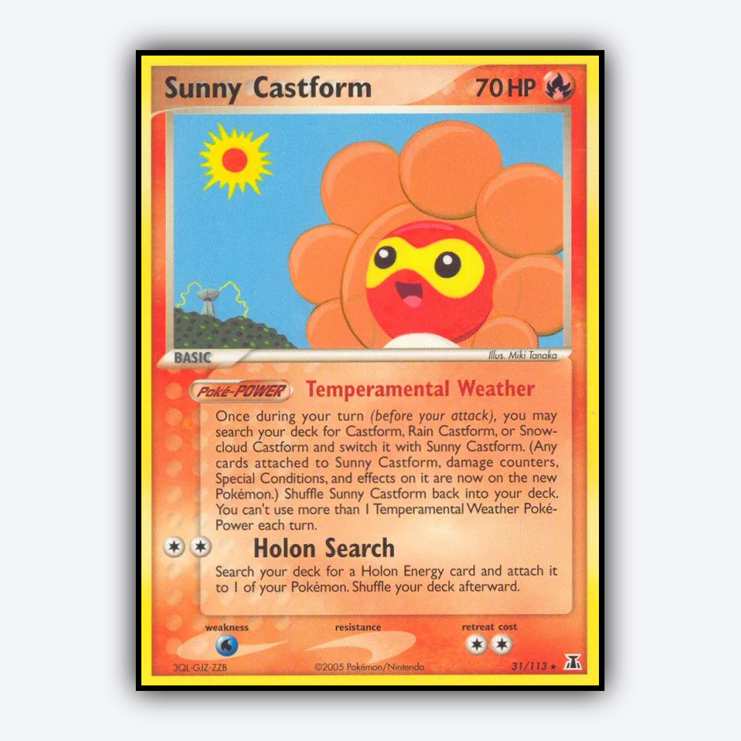 Sunny Castform 031/113 - Delta Species Set - Card Rug