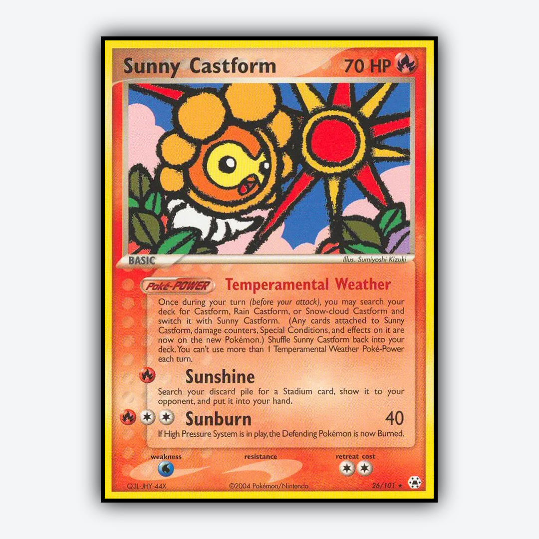 Sunny Castform 026/101 - Hidden Legends Set - Card Rug