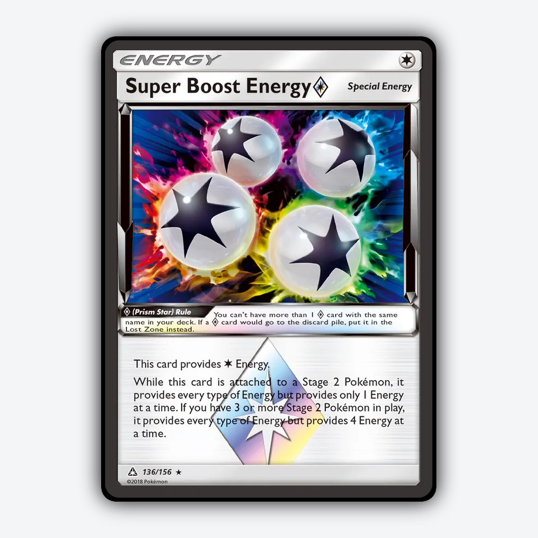 Super Boost Energy ◇ 136/156 - Ultra Prism Set - Card Rug