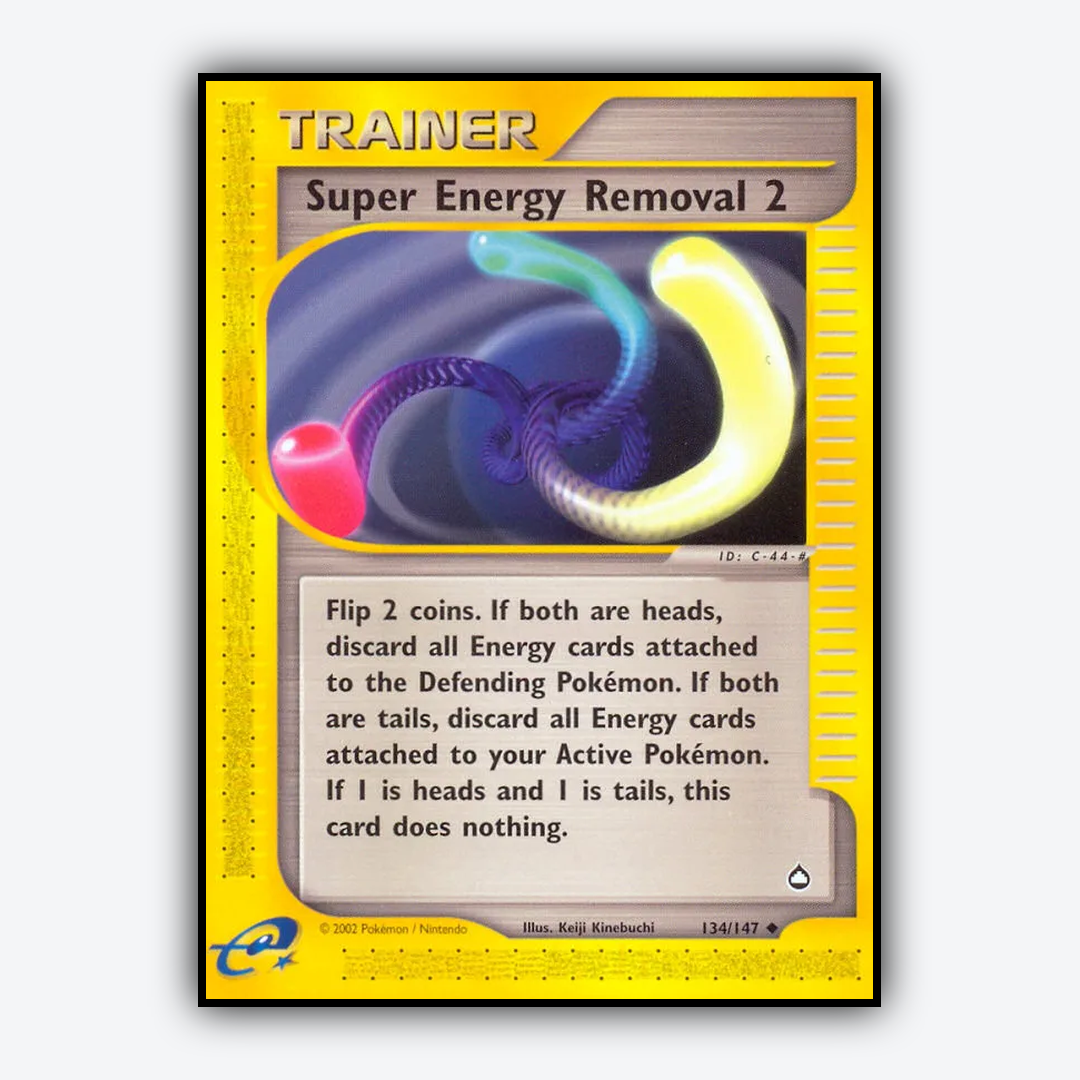 Super Energy Removal 2 134/147 - Aquapolis Set - Card Rug