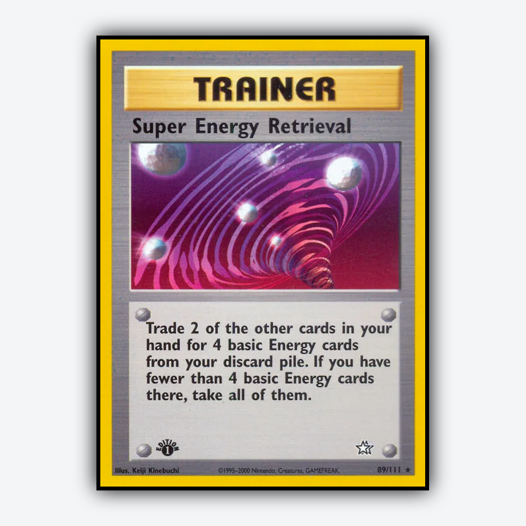 Super Energy Retrieval 089/111 - Neo Genesis Set - Card Rug