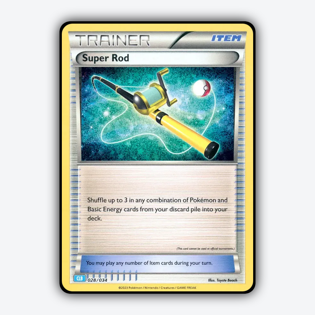 Super Rod 028/034 - Pokémon TCG Classic - Blastoise Set - Card Rug