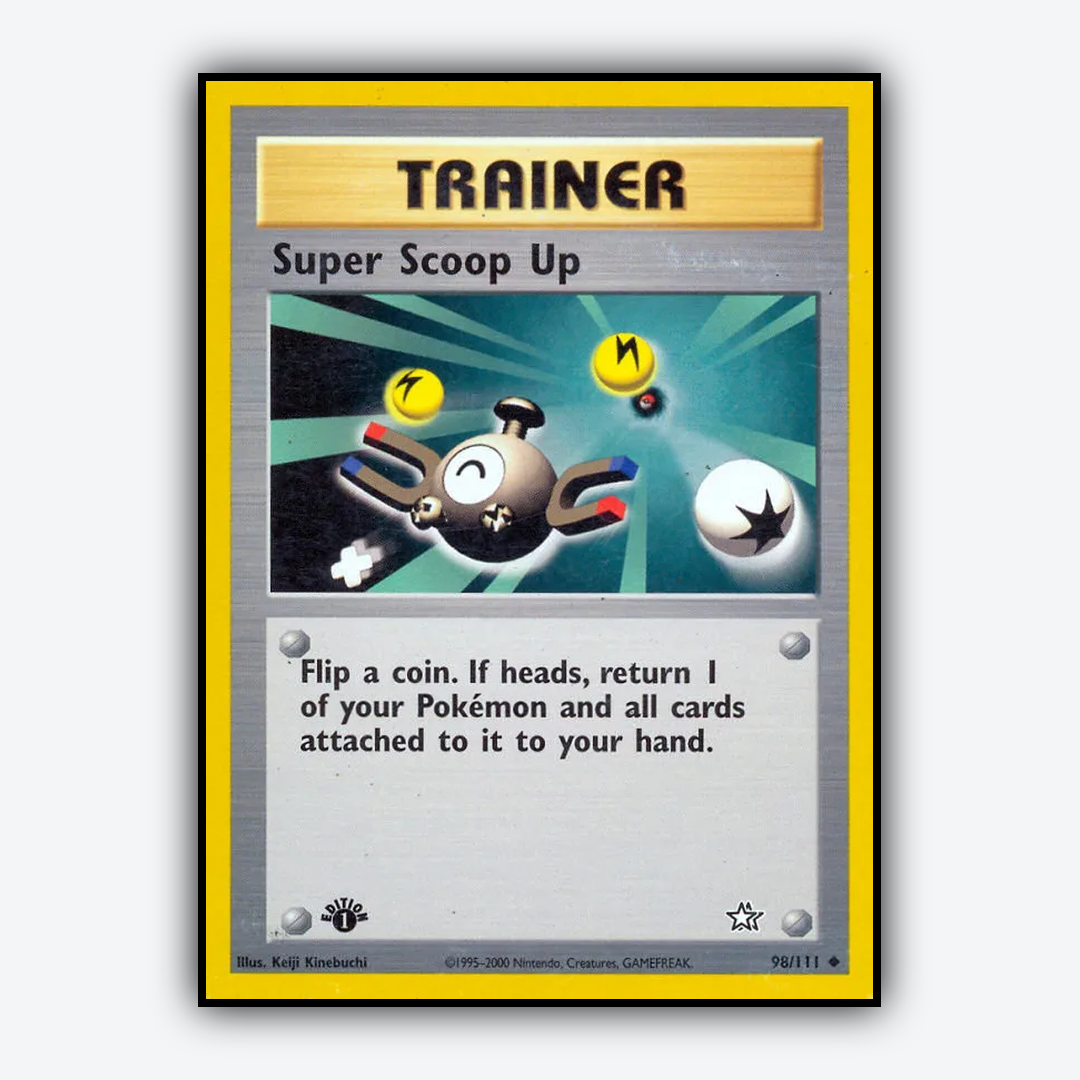 Super Scoop Up 098/111 - Neo Genesis Set - Card Rug