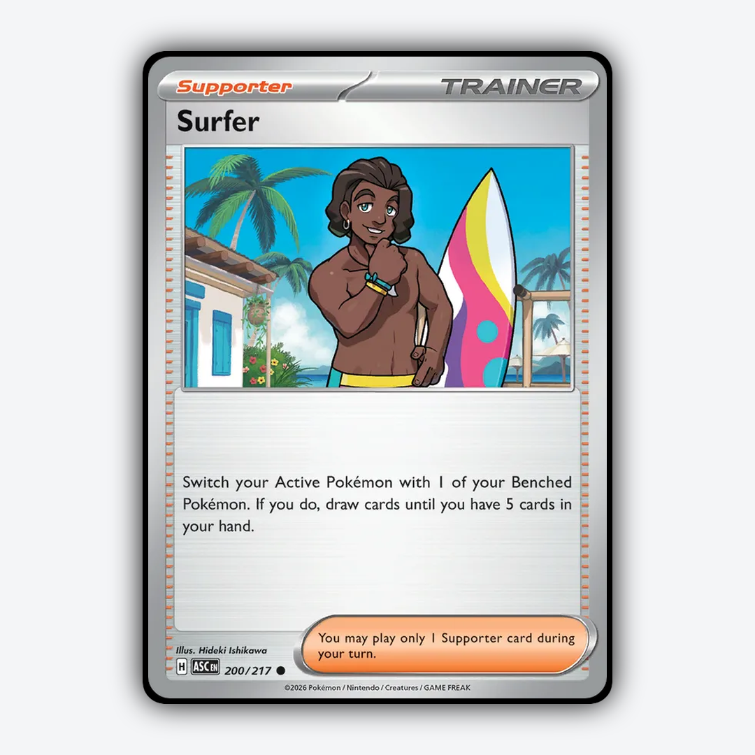 Surfer 200/217 - Ascended Heroes Set - Card Rug