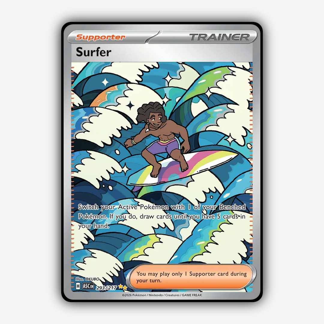 Surfer 293/217 - Ascended Heroes Set - Card Rug