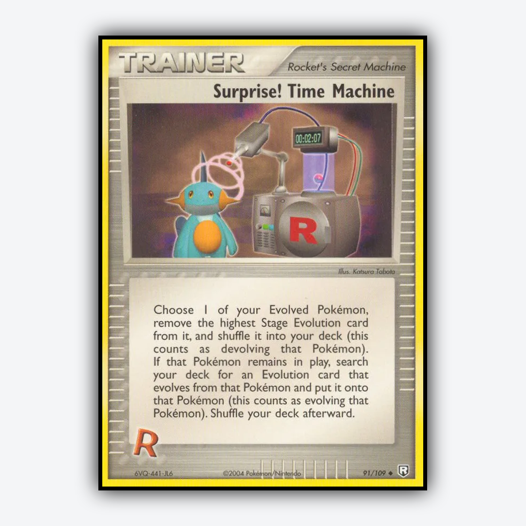 Surprise! Time Machine 091/109 - Team Rocket Returns Set - Card Rug