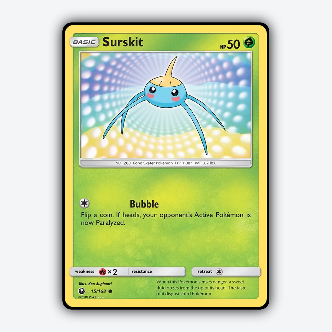 Surskit 015/168 - Celestial Storm Set - Card Rug