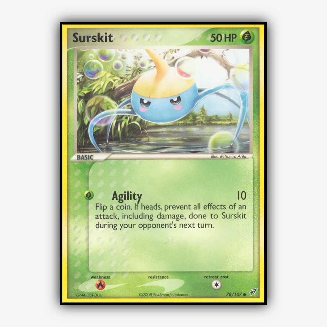 Surskit 078/107 - Deoxys Set - Card Rug
