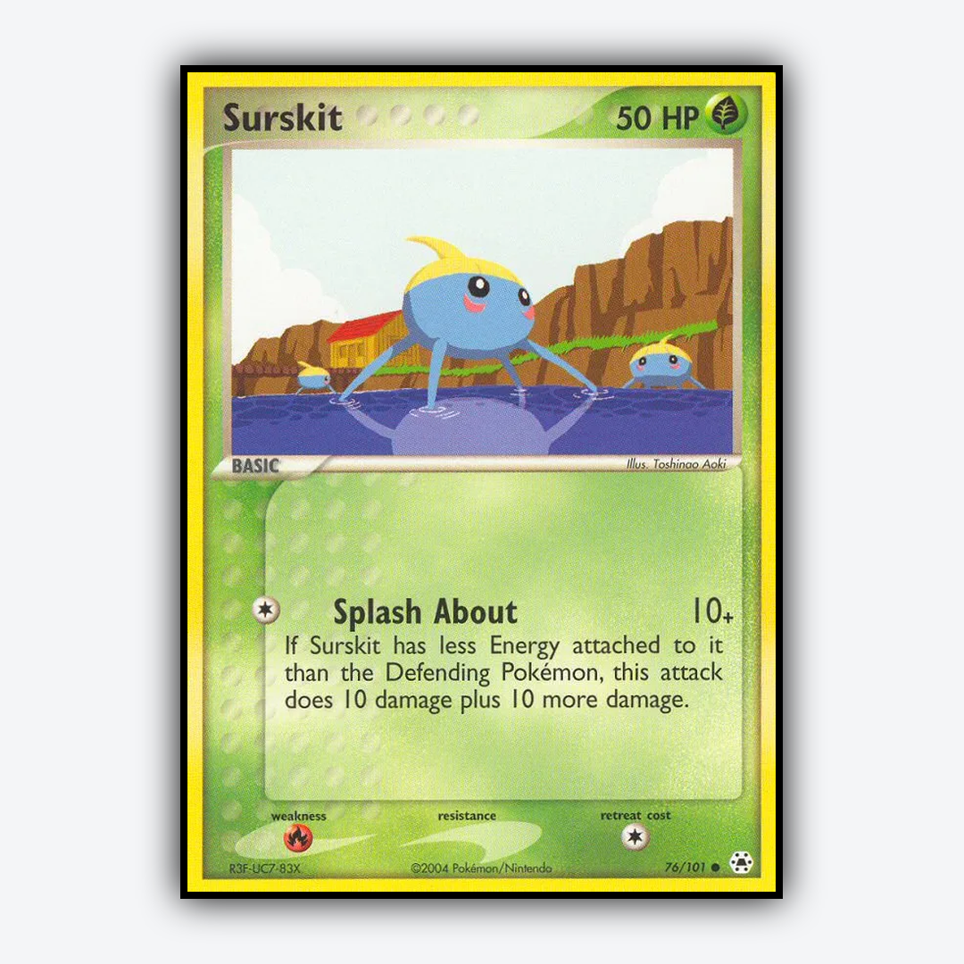 Surskit 076/101 - Hidden Legends Set - Card Rug