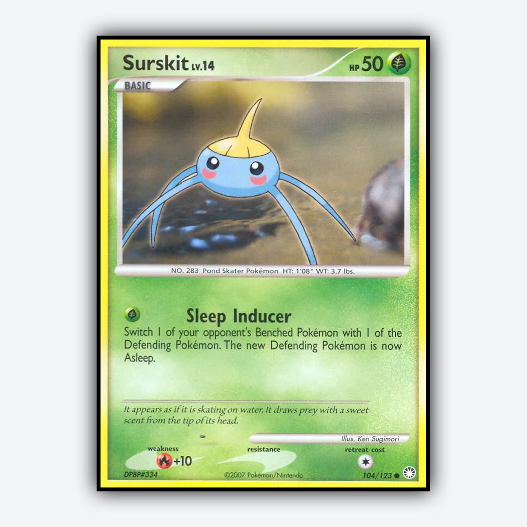 Surskit 104/123 - Mysterious Treasures Set - Card Rug
