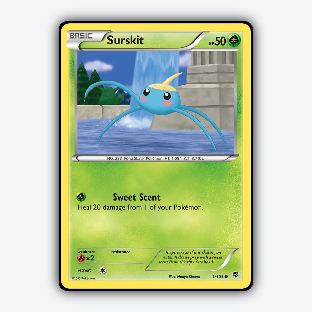 Surskit 001/101 - Plasma Blast Set - Card Rug