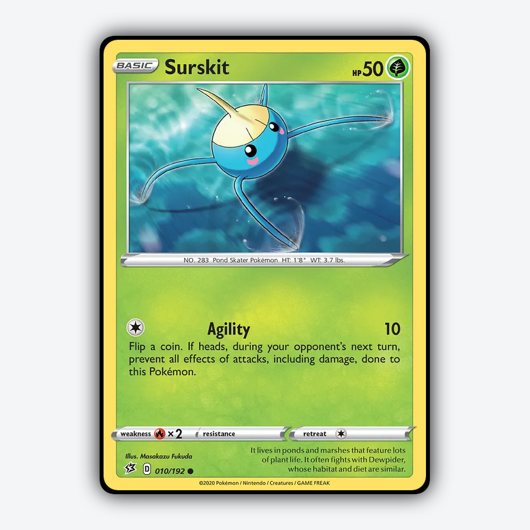 Surskit 010/192 - Rebel Clash Set - Card Rug