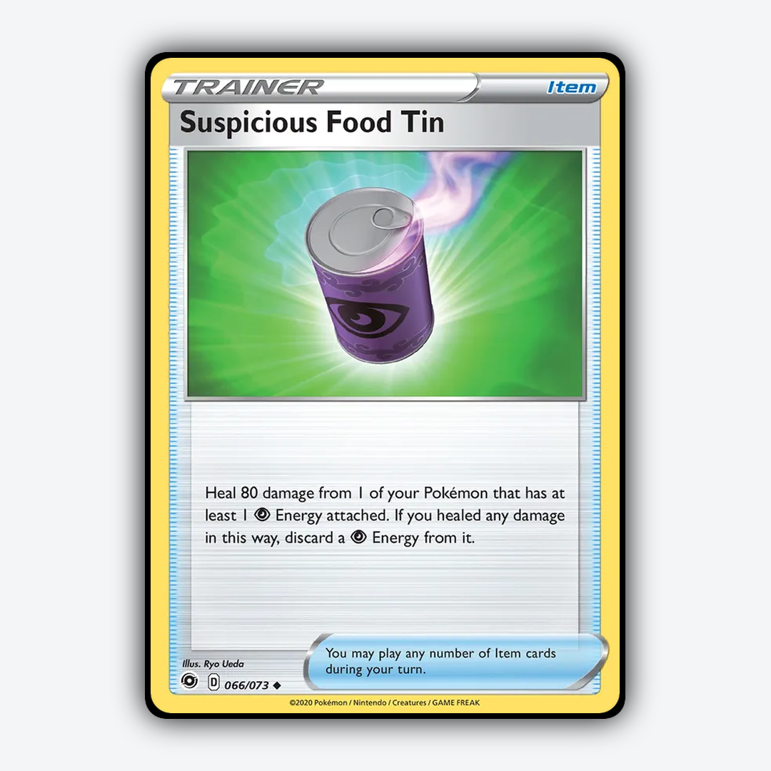 Suspicious Food Tin 066/73 - Champion's Path Set - Card Rug