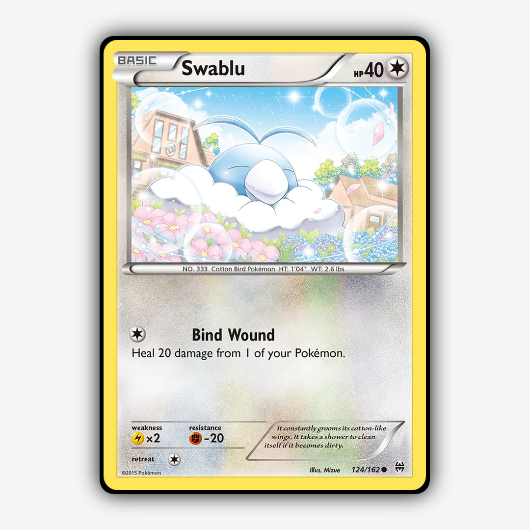 Swablu 124/162 - BREAKthrough Set - Card Rug