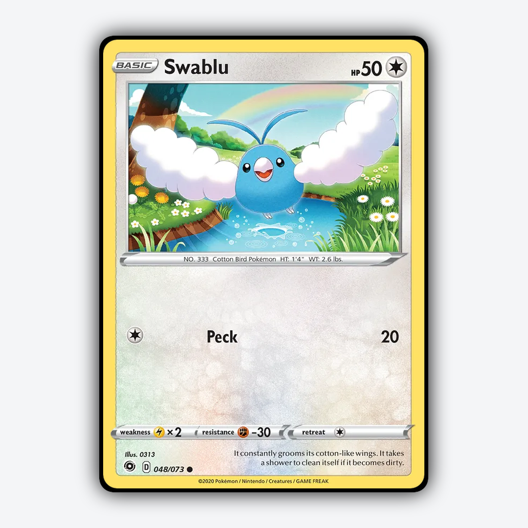 Swablu 048/73 - Champion's Path Set - Card Rug
